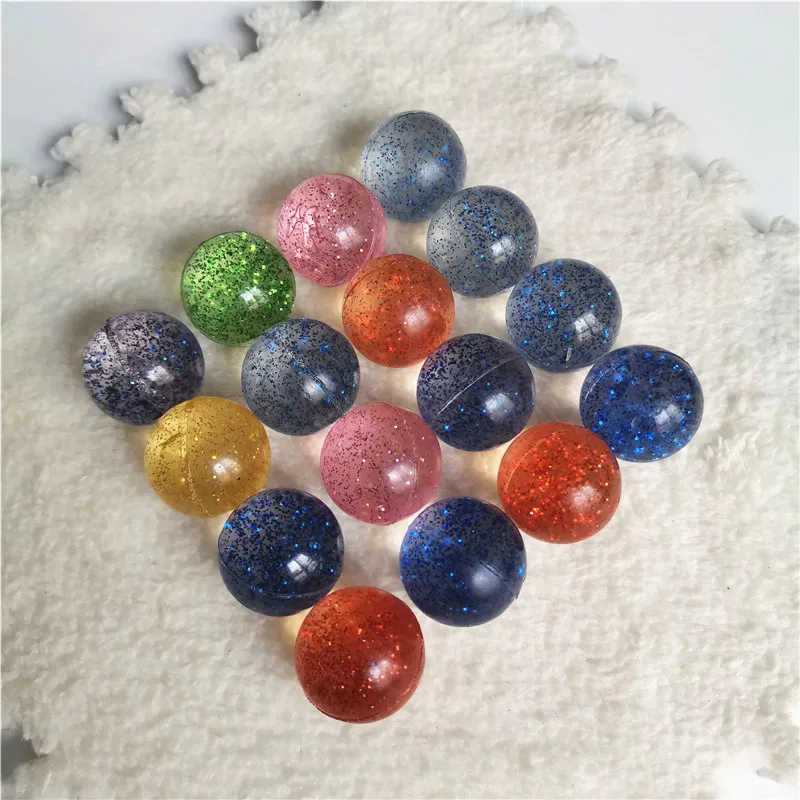 10pcs Children Toy Ball Colored Bouncing Ball Rubber Outdoor Toys Kids Sport Games Elastic Blue Green Juggling Jumping Balls