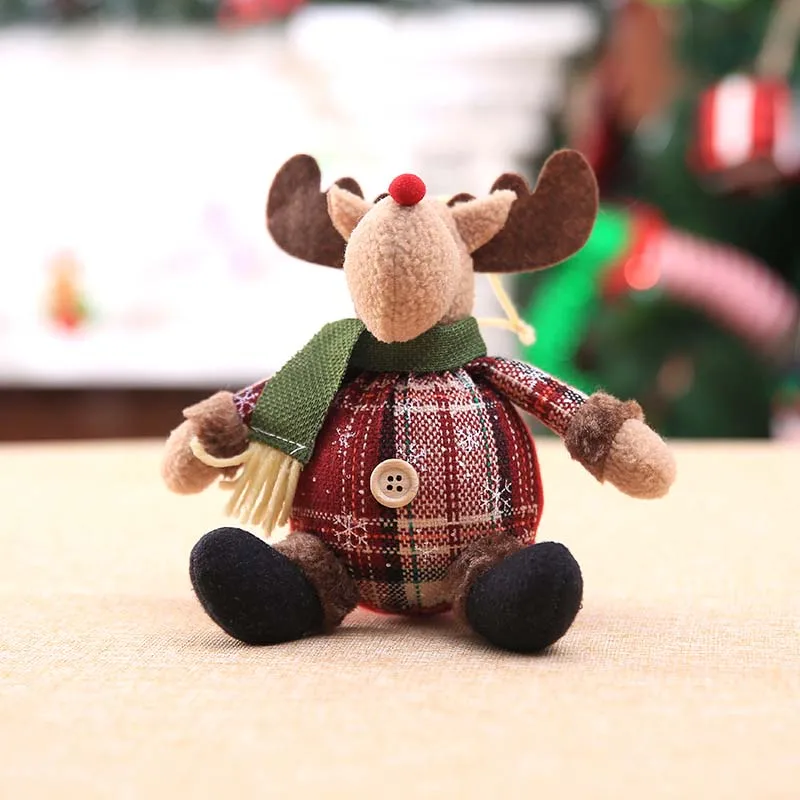 Рождественские украшения Санта Клаус Снеговик игрушка кукла висячие украшения для домашнего декора Рождественский подарок c2336