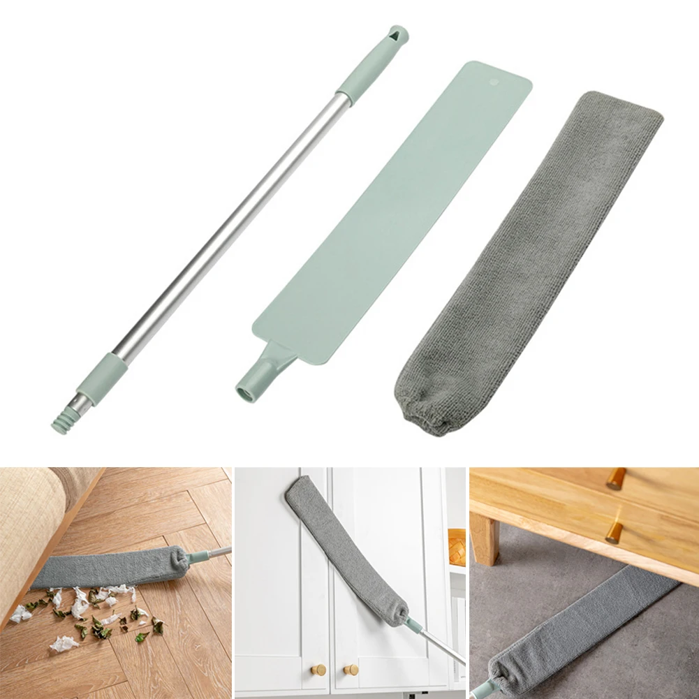 New Long Crevice Dust Brush Telescopic Microfiber Dust Mites Cleaning Tools Artifact Cleaning