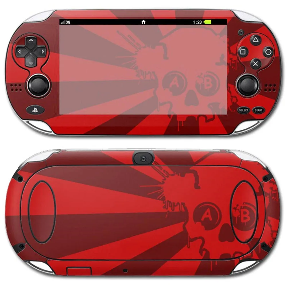 Chirstmas gift Design Games Accessories Vinyl Decal for PS vita 1000 Skin Sticker