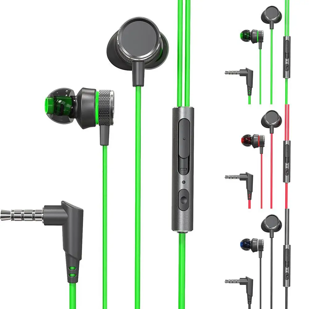 G15 In Ear Noise Cancelling Gaming Audio Computer Earphone Noise Reduction Call Earpiece With Mic