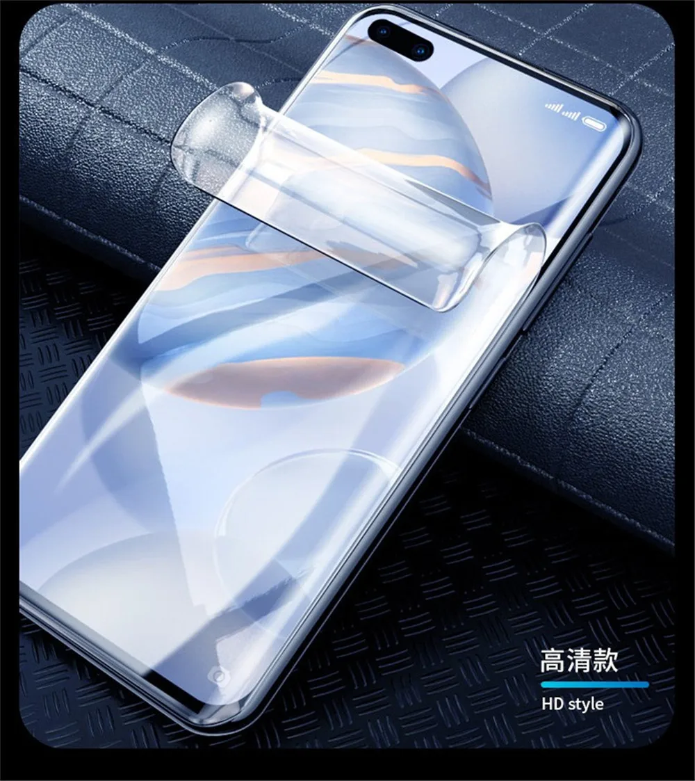 3шт хонор 30 про плюс гидрогель пленка+пленка для объектива камеры Huawei Honor Pro Plus