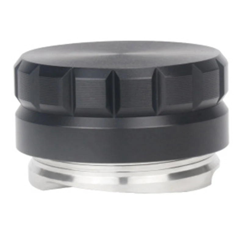 

for Espresso 58mm Coffee Distributor Leveler Tool Macaron Coffee Tamper with Three Angled Slopes-Black