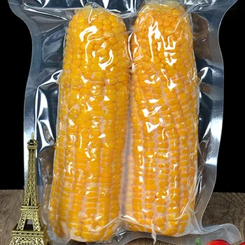 

100 Pcs Food Vacuum Bag Plastic Thicken Transparent Cooked Food Compression Bag for Nuts