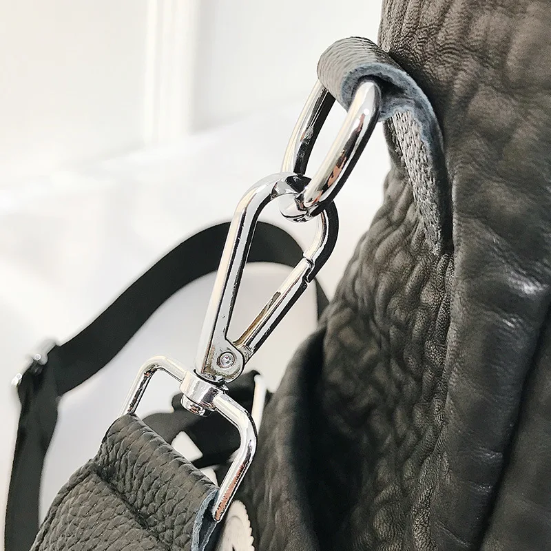 

WOMEN'S Bag 2019 New Style Fashion Elephant Pattern Backpack Cool GIRL'S Diamond Set Imported Leather Casual Travel Bag Dual Pur