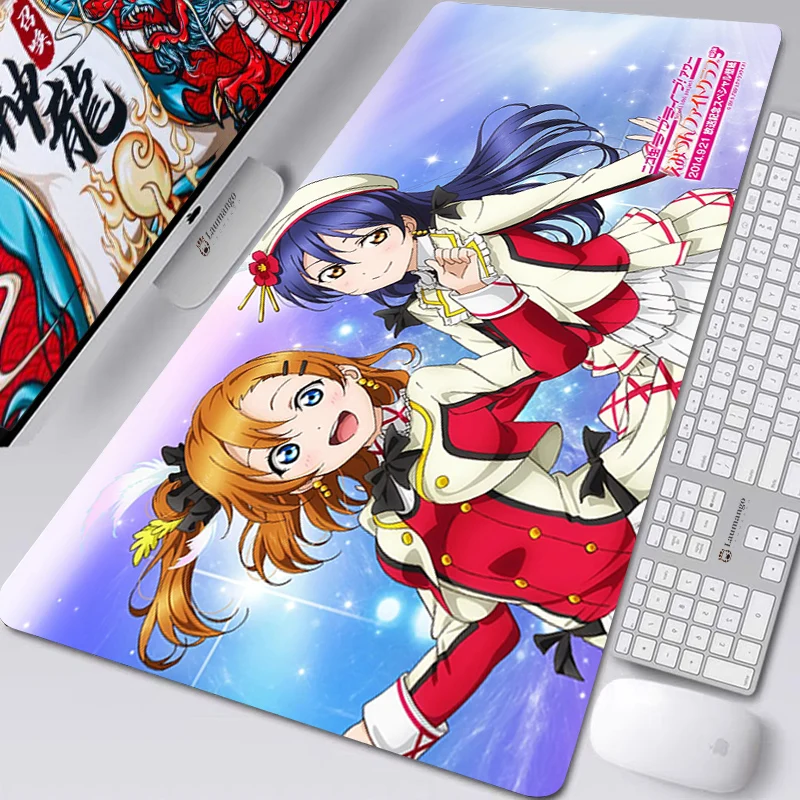 Tapis de souris Anime Love Live, pour ordinateur de jeu, PC