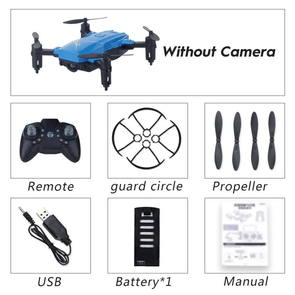 

LF602 Mini RC 2.4G Foldable RC Quadcopter Drone Aircraft with Altitude Hold One Key Return Headless Mode 3D Flips Gift