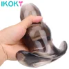 IKOKY Butt Plug Anal Dilator Soft Speculum Enema Hollow Anal Plug Masturbation Prostata Massager Sex Toys For Woman Men 5 Sizes 1