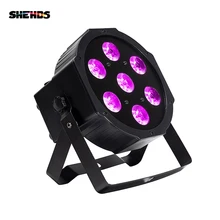 SHEHDS светодиодный 7x18 Вт RGBWA+ УФ-светильник с DMX512 6в1 сценический светильник с эффектом мытья диско-DJ 54x3 Вт 12x3 Вт Мини Светодиодный точечный светильник ing 10 Вт