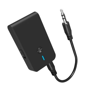 

Rechargeable Bluetooth 5.0 Audio Receiver Transmitter Conveninently 3.5mm Practical Operation Simple AUX Music Adapter