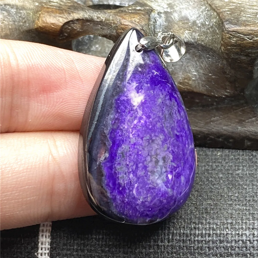 Top Natural Royal Purple Sugilite Stone Pendant Jewelry For Women 