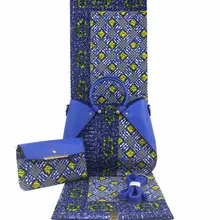 Горячая Африканский Воск Сумка Набор модный дизайн Африканский Воск Hollandias Женская две восковые сумки соответствующие 6 ярдов