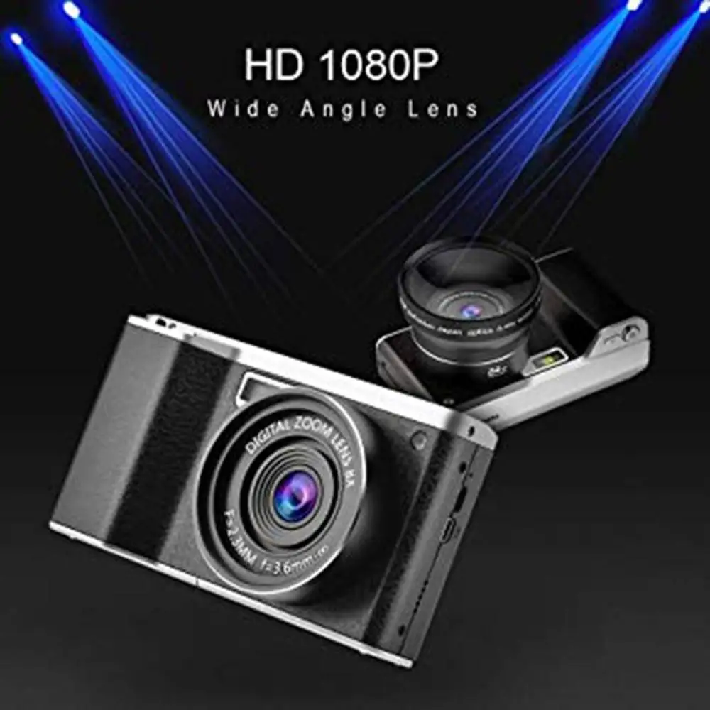 Digital Camera  Camera 4.0 Inch Touch Monitor 24MP FHD 1080P Wide Angle Lens Camera 8X Digital Zoom Camera