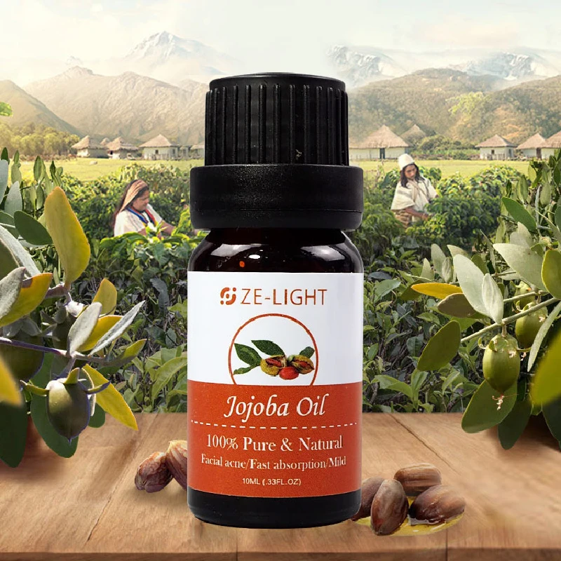 Organic Jojoba Essential Oils Pure Huile Essentielle Body Plant Massage