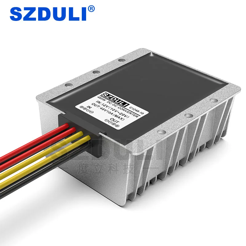 DC/DC 12V 48V 10A повышающий преобразователь модуль 12 v-48 v DC-DC Водонепроницаемый Boost Мощность регулятор