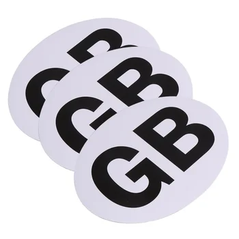 

3 Pcs Removable Portable Durable Lightweight Magnetic Sticker Magnetic Alphabet Sticker Badge Decal for Vehicle Car