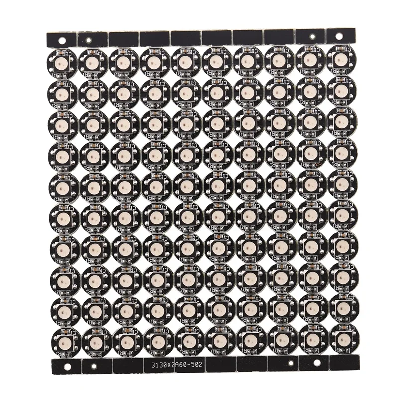 

WS2812B LED Pixels Light Strip 10X10 5050 LED Panel Pixel Screen RGB Individually Built-In RGB Addressable Lamp 5V