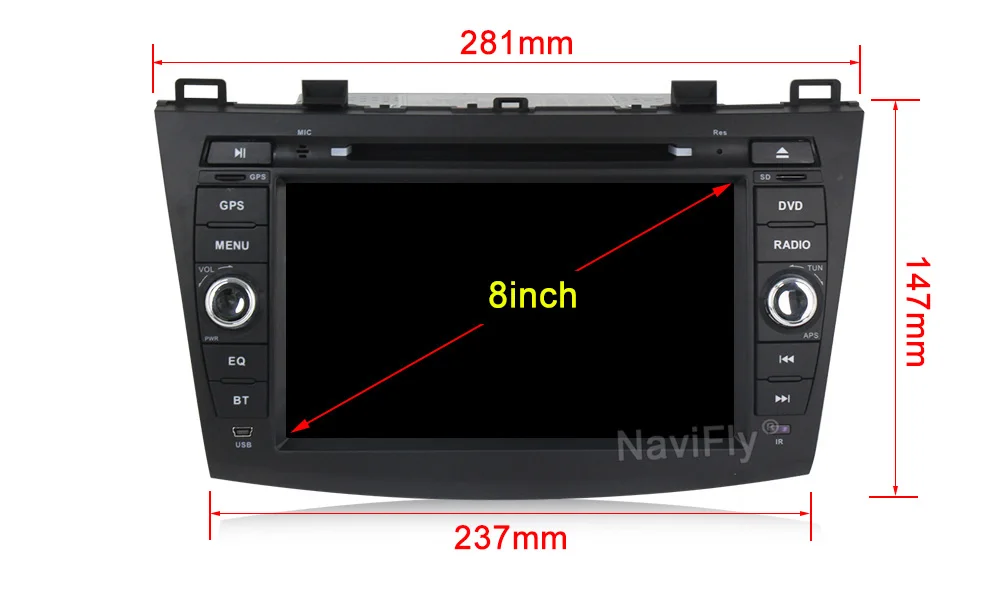 Top NaviFly 8 inch 2 din DSP Android 9.0 Car dvd radio player for Mazda 3 2 BK 2009 2010 2011 2012 2013 Video audio player WIFI RDS 14 Top NaviFly 8 inch 2 din DSP Android 9.0 Car dvd radio player for Mazda 3 2 BK 2009 2010 2011 2012 2013 Video audio player WIFI RDS 14