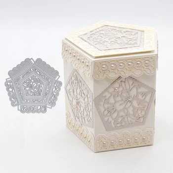 

Box Lid Lace Cover Craft Metal Cutting Frame Templates Scrapbooking Embossing Paper Cards Photo Album Craft Stencils Dies