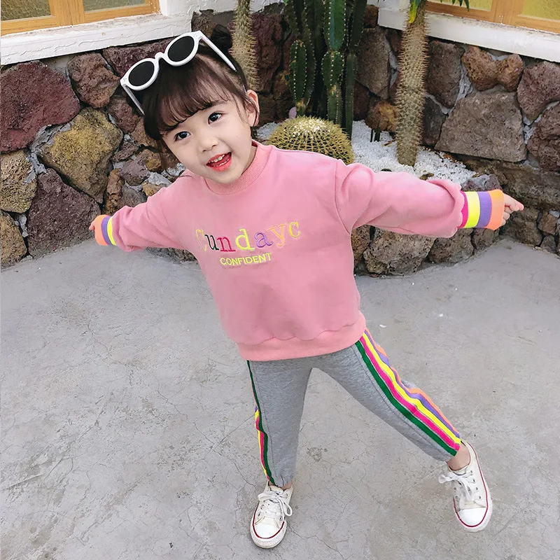 

Girls' Sweater 2020 Spring Clothing New Style Korean-style 123456-Year-Old Baby Girls Cartoon My Little Hoodie CHILDREN'S Sweate