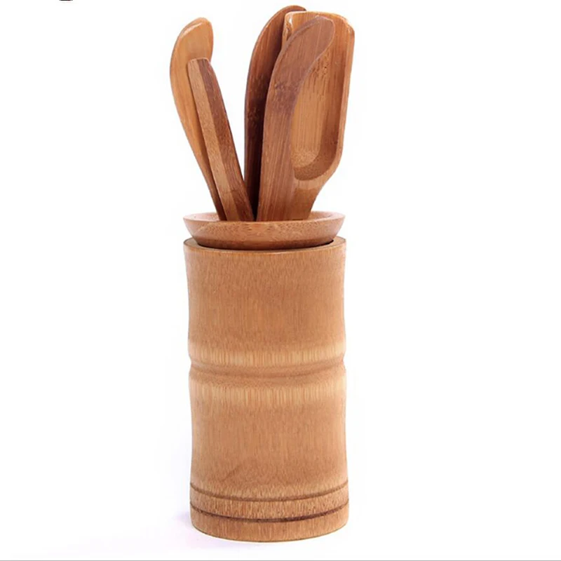 

Tea Ceremony Tools Six Gentlemen Bamboo Tea Accessories Creative Kung Fu Tea Cereamony Set Chinese Tea Bamboo Utensils 6pcs/set