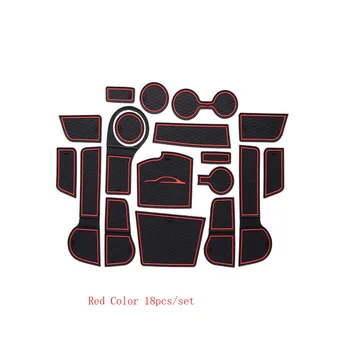 

For Kia Rio 4 X-Line RIO 2017 2018 2019 Interior Door Groove Mat Gate slot mat Door Pad/Cup Non-slip Non-slip mats Car sticker