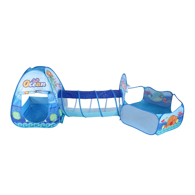 High Quality 3 IN 1 Portable Children's Tent Indoor Outdoor Toys Dry Ball Pool Kid Tipi Tent Large Baby Playpen Toy Dropshipping 5