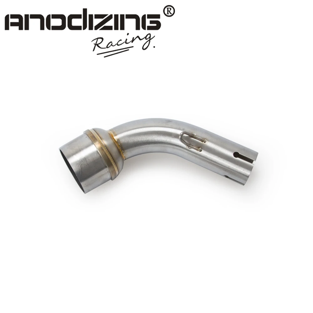 Средняя выхлопная труба мотоцикла для YAMAHA R3 R25 2015 2018 без выхлопной трубы слипон