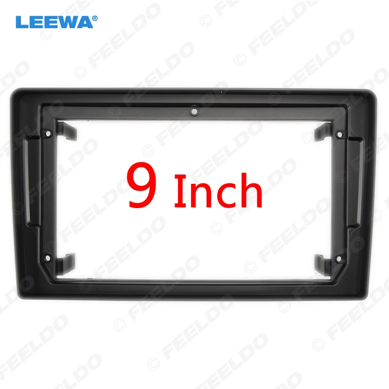 

LEEWA Car Audio Stereo 2DIN Fascia Frame Adapter For Audi A3 9" Big Screen DVD Player Dash Fitting Panel Kit