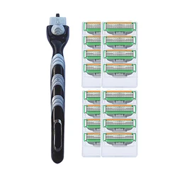 Shaver For Men 3Layers Classical Stainless Shaver Safety Steel Smooth Men Manual Shaver Razors Machine for Shaving