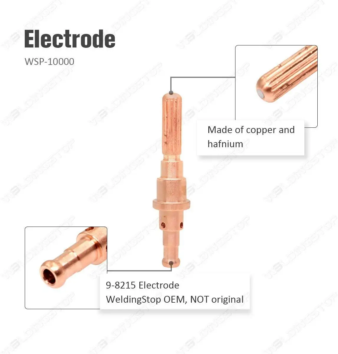 EG _ KQ _ 5Pcs 9-8215 Cutter Torche électrode 9-8210 Buse De Remplacement Outil Set FR 