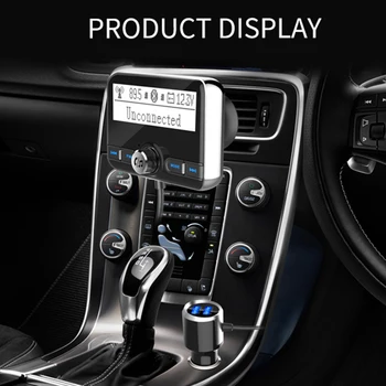 

Car Bluetooth Players 2.4" LCD Display BC31 FM Transmitter Auto Mp3 Player Handsfree Wireless Bluetooth Vehicle Car Charger