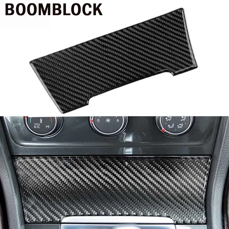 Boomblock Car Cigarette Lighter Panel Cover Carbon Fiber Accessories