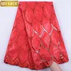 SJD LACE New Design African Lace Fabric With Holes Eyelet  High Quality Bazin Riche Cord Laces Fabrics For Party Dress Sew A1892 1