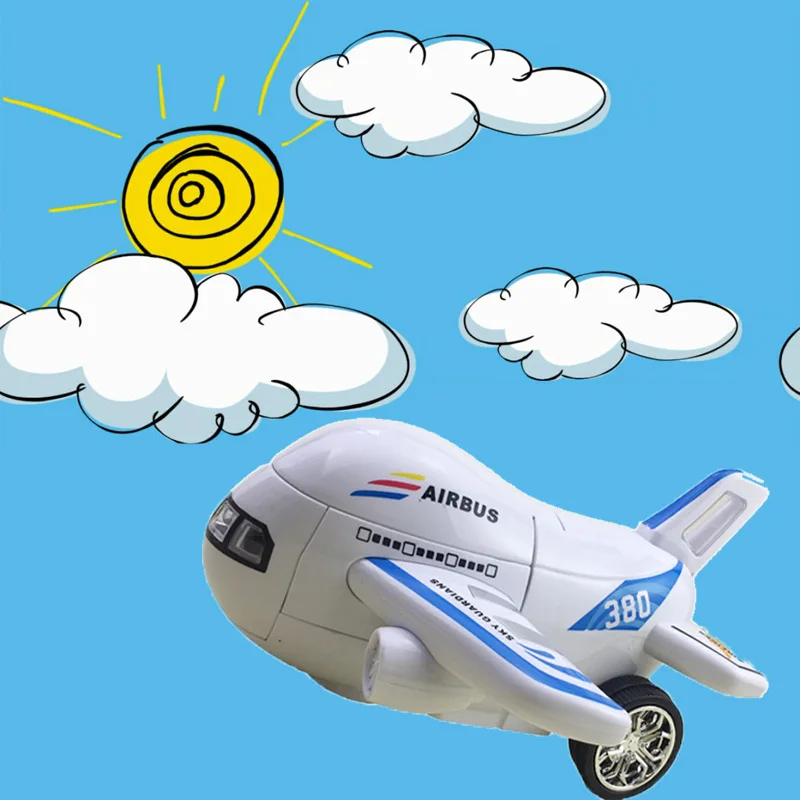 

Manufacturers Direct Selling Children New Style Electric Universal Airplane Automatic Transformation Airplane Light Included Lig