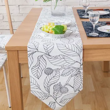 

American Pastoral Style Cotton Linen Table Runner Fresh Printed TV Cabinet Tea Tables Cover Towel Home Decorative Bed Runner