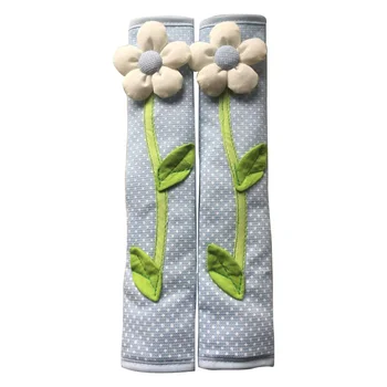 

2PCS Pastoral Flower Polka Dot Door/Refrigerator Handle Cover Fridge Door Handle Gloves Home Decor Kitchen Accessories