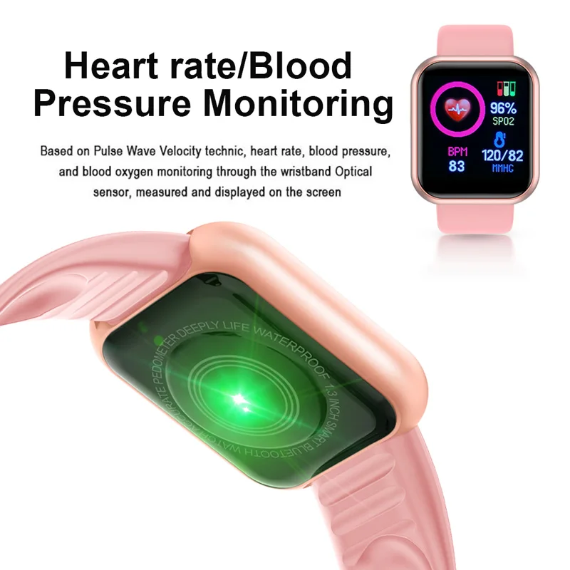 Fashion Smart Watch Women 2020 Smartwatch Men Kids Sport Wrist Watch Fitness Bracelet Tracker Heart Rate Monitor for Android IOS 4