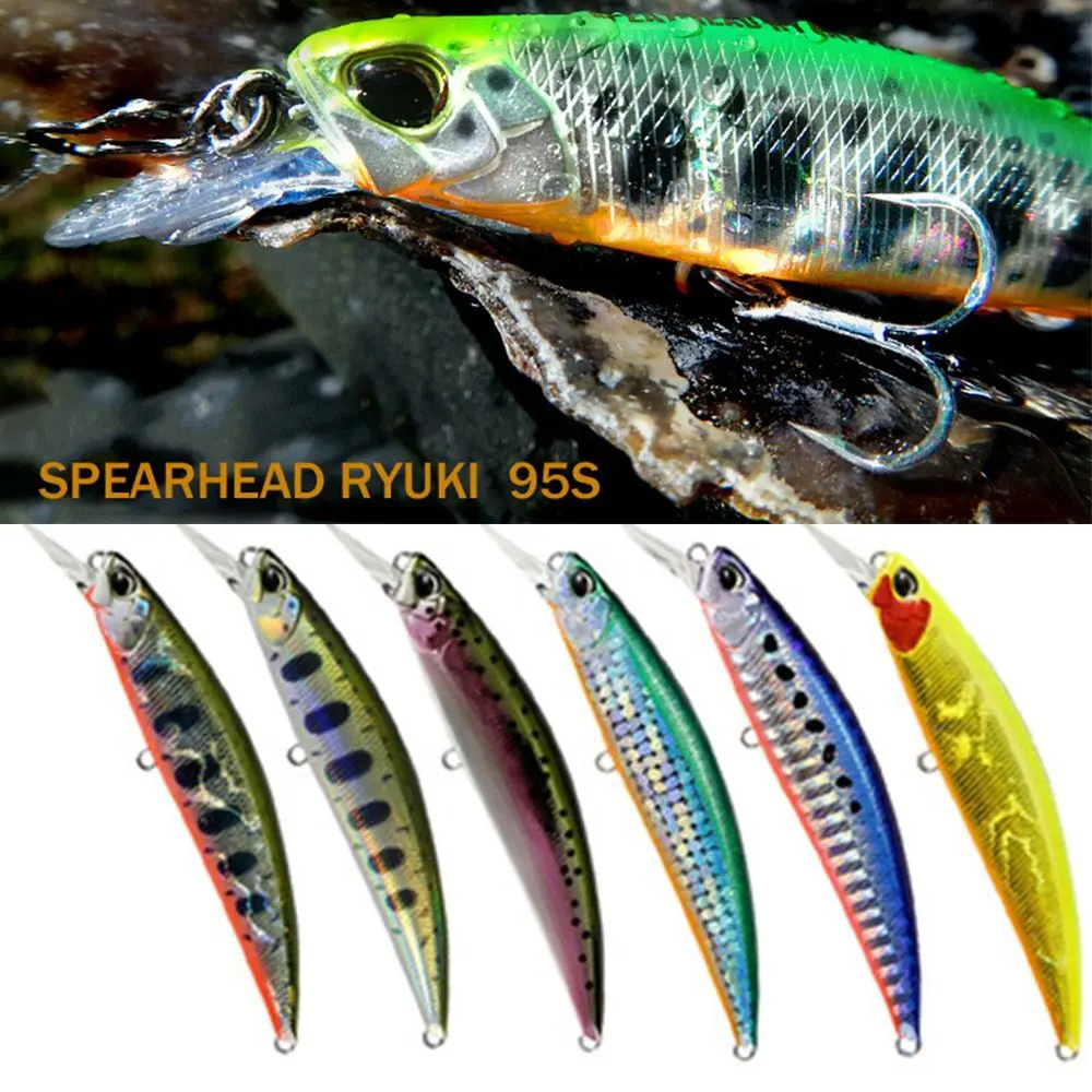

Multicolor Winter Fishing Tackle Crankbaits Minnow Lures Sinking Minnow Baits Long Casting Lure Fish Hooks