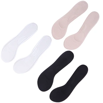 

1Pair Invisible Sweat Velvet Half Yard Insole Women Anti-slip Massaging Metatarsal Cushion Orthopedic Sandals Insoles