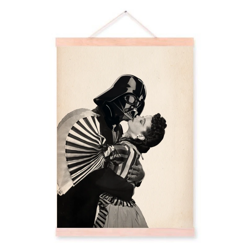 Darth Vader and Scarlett O'Hara Dance Poster Home Decor
