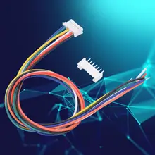 Кабель питания 10 комплектов JST PH 2,0 мм 7-Pin вилка соединителя с проводом кабель 30 см DC Силовые кабели