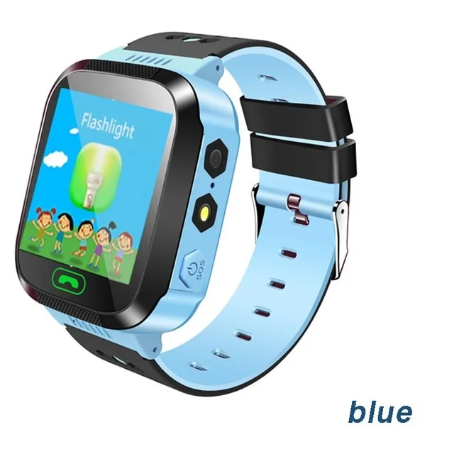 Q528 Смарт-часы детские наручные часы SOS GSM локатор трекер анти-потеря безопасные умные часы защита детей для iOS Android - Цвет: Smartwatch Blue