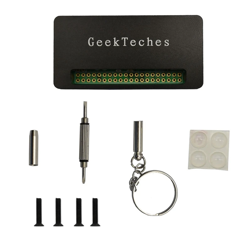 Geekteches ультратонкий металлический корпус с ЧПУ из алюминиевого сплава для Raspberry Pi Zero W