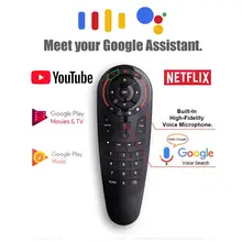 G30 пульт дистанционного управления 2,4G Беспроводная Голосовая воздушная мышь 33 клавиши ИК обучающий гиродатчик умный пульт для игры Android Tv Box