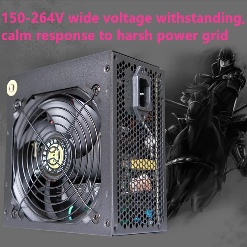 ПК PSU для Evesky I7 I9 RTX2080 активный PFC Интеллектуальный бесшумный бэклайн поддержка 600 Вт Электропитание Электрический конкурс 600