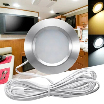 

Recessed 12V LED Dome Interior Light Lamps for Camping Travel Boat Car Car Styling