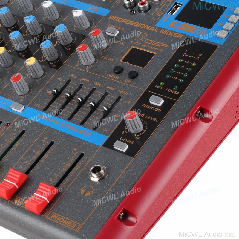 XR9 9 Channel Mixer 9-Input 2-Bus 2 Stereo