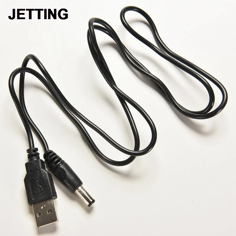 USB 2,0 к DC 5,5 мм X 2,1 мм 80 см USB к шнуру питания кабель провода электронные линии передачи данных Аксессуары 1 шт