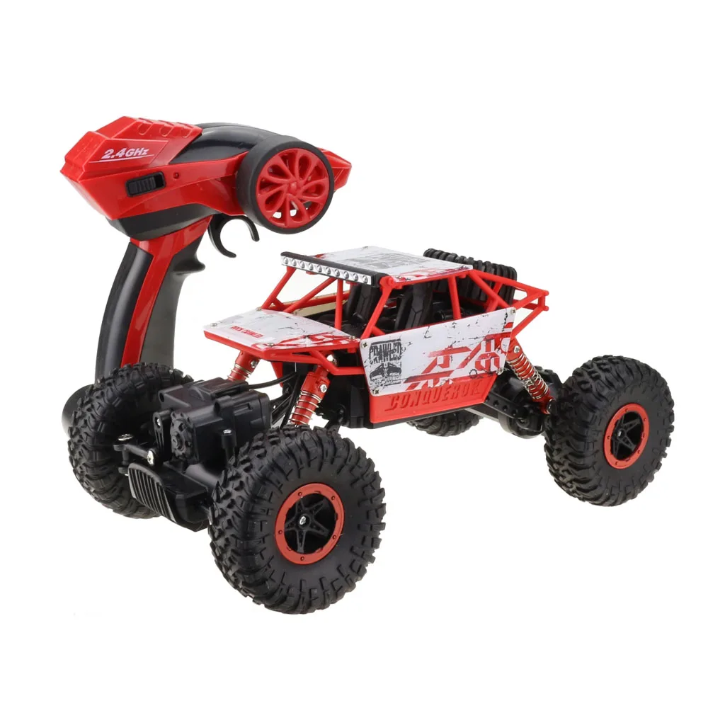 RC автомобиль 4WD 2 4 GHz альпинистские автомобили 4x4 двойные двигатели Bigfoot пульт